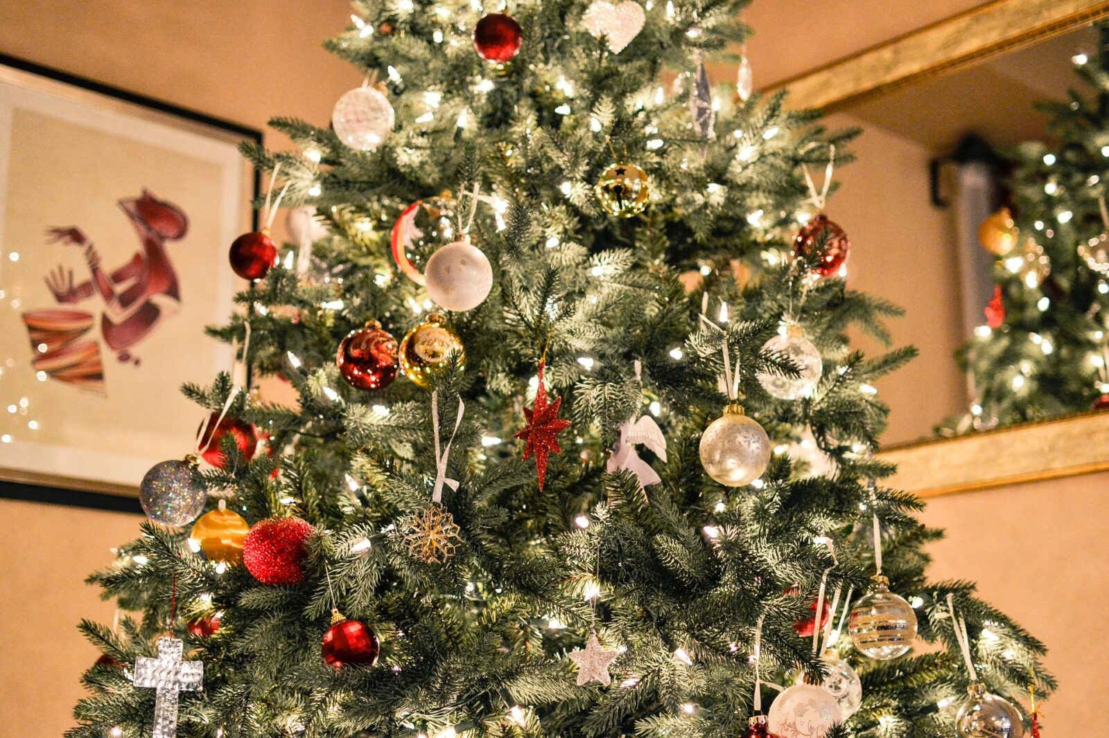 albero di natale artificiale
