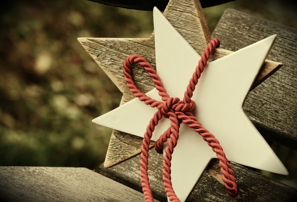 puntale dell'albero di natale