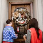 come decorare l'ingresso di casa per natale